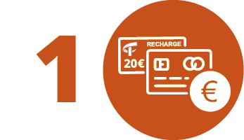 Etape 1 : J'achète la recharge